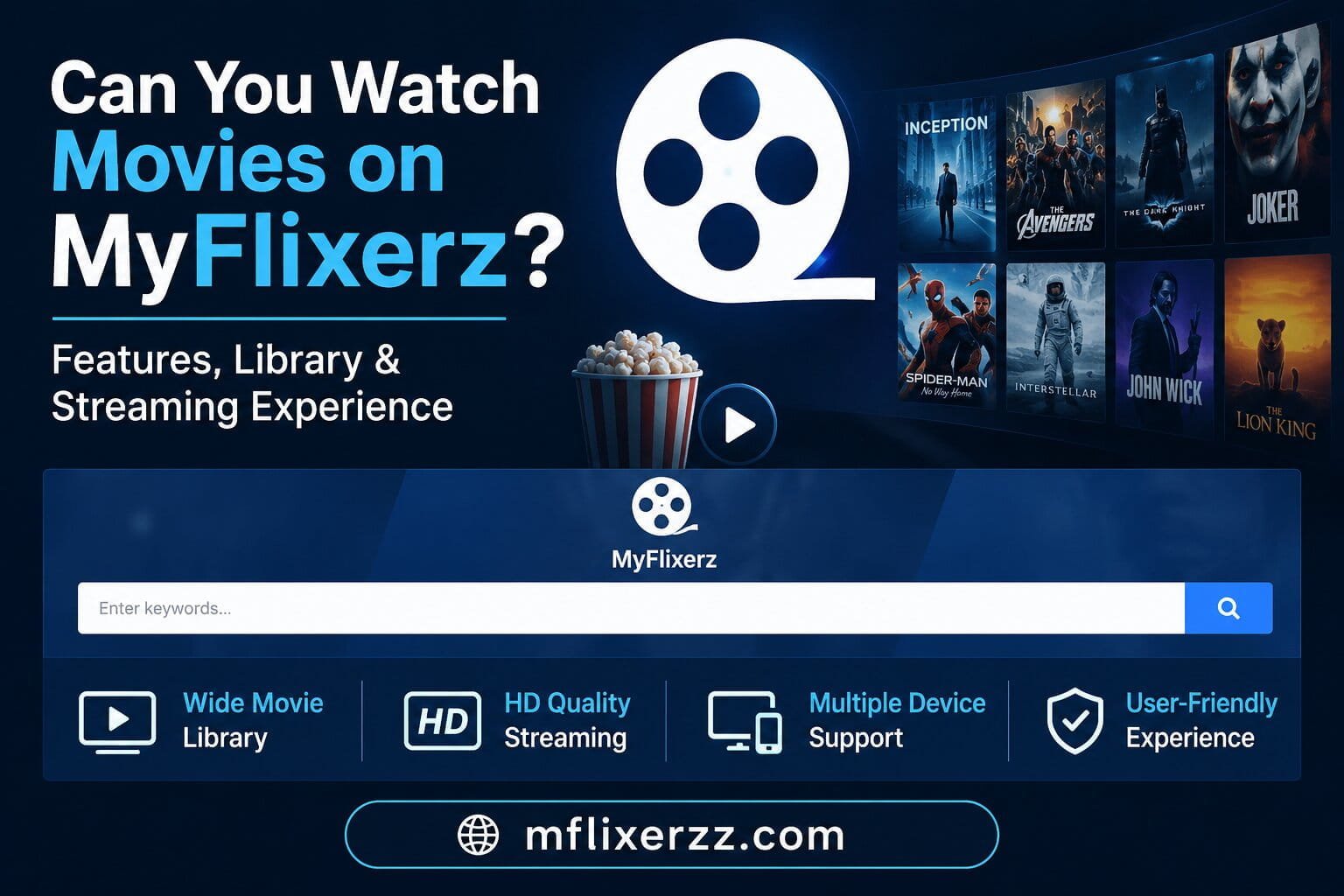 Can You Watch Movies on MyFlixerz Features, Library & Streaming Experience