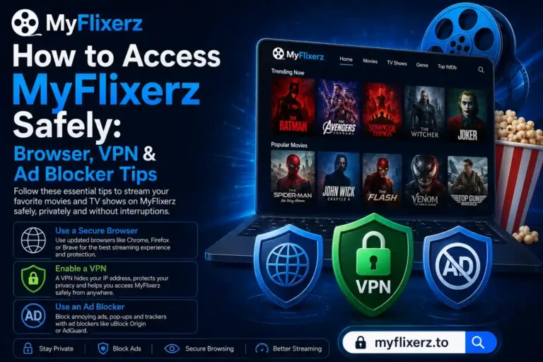 How to Access MyFlixerz Safely Browser VPN Ad Blocker Tips
