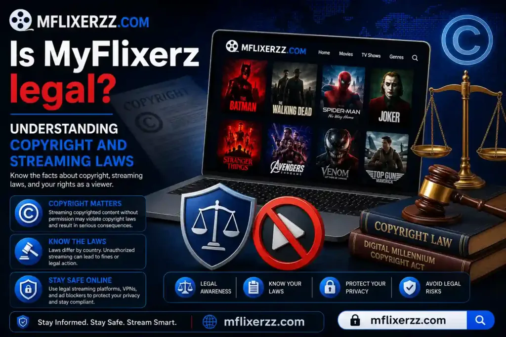 Is MyFlixerz legal Understanding Copyright and Streaming Laws