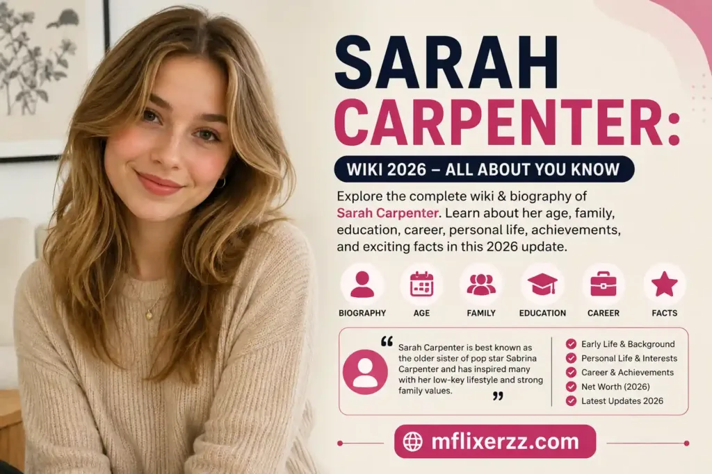 Sarah Carpenter Bio, Career & Relationship (2026)