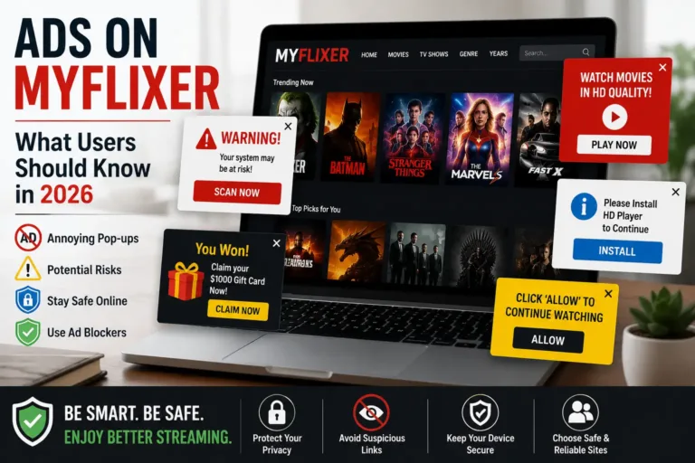 Ads on MyFlixer