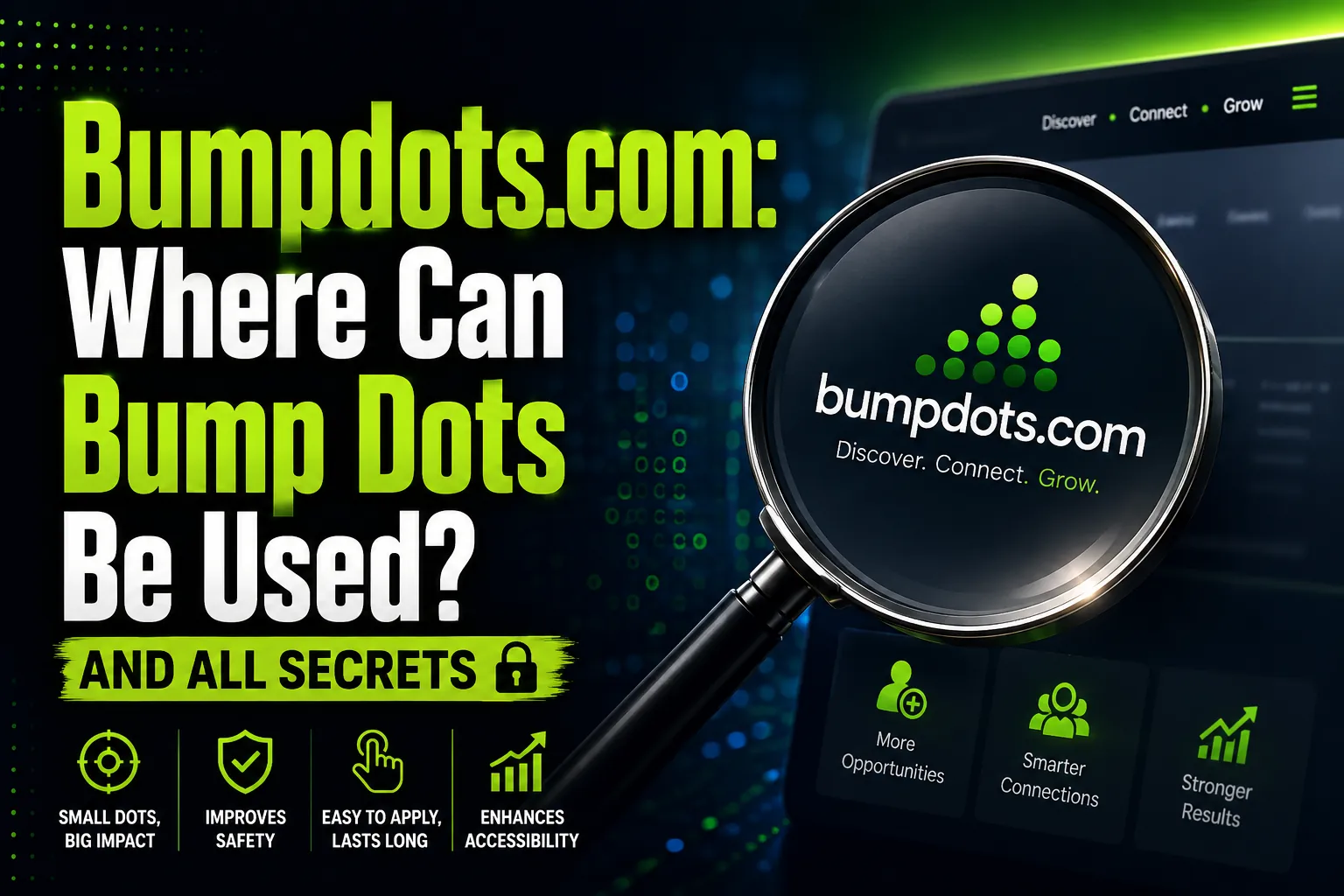 Bumpdots.com Where Can Bump Dots Be Used And All Secrets