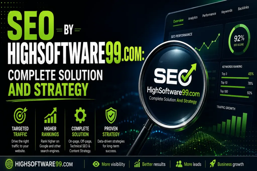 SEO by HighSoftware99.com Complete Solution And Strategy